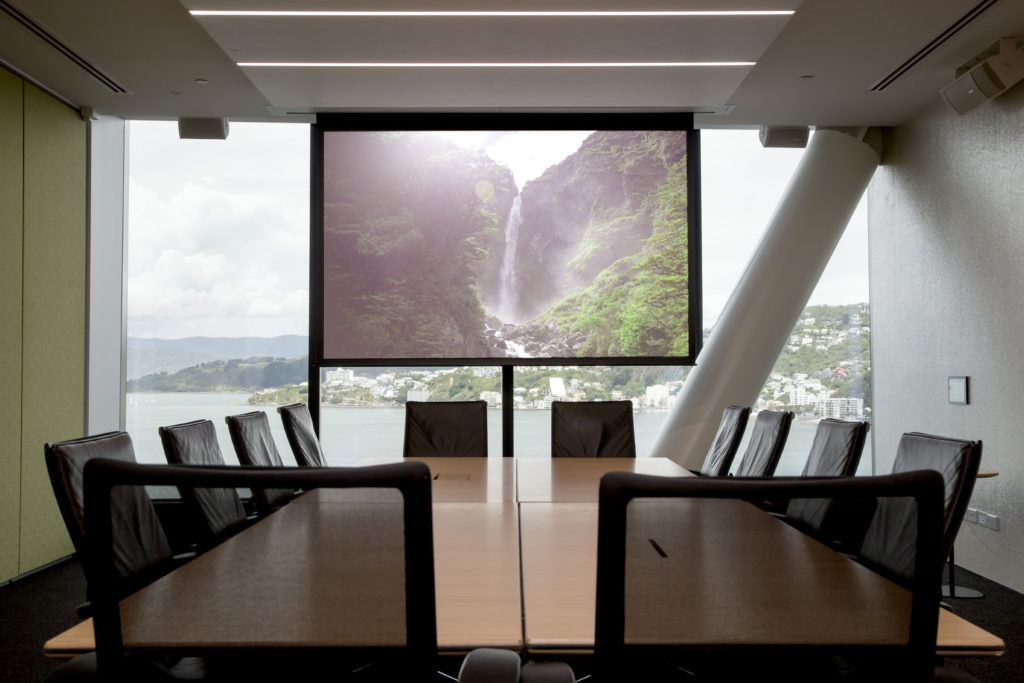 DELOITTE Meeting Room Polycom Videoconferencing Crestron Control Integrated