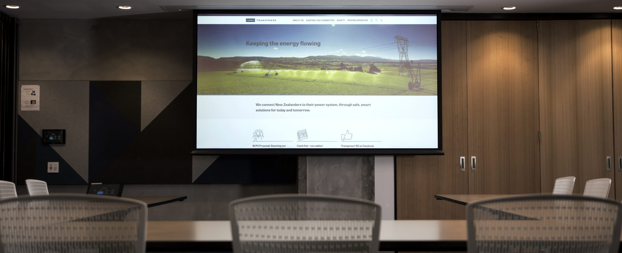 TRANSPOWER- audio visual project with remote sites