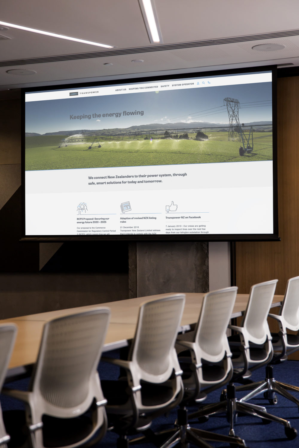 TRANSPOWER_meeting conference rooms, collaborative huddle spaces, boardrooms, simulator room